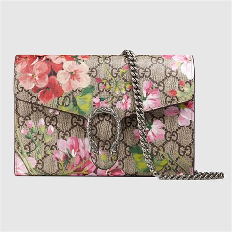 gucci dionysus wallet on chain bloom|Gucci wallet with chain strap.